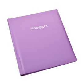 Arpan 5x7'' Slip in Memo Bookbound Photo Album for 120 Photos - Pastel Purple