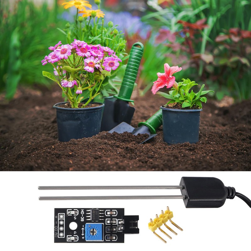 D-FLIFE Soil Moisture Sensor, Icstation Humidity Detector, with Corrosion Resistant