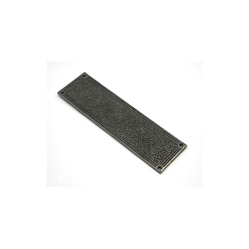 Cast Iron Push Plate/Finger Plate Inca Design