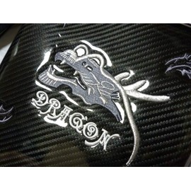 Golf Iron Cover Dragon Dragon Hood Type (Black)