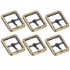 sourcing map Metal Roller Buckle, 6Pcs 0.75 Inch Single Prong