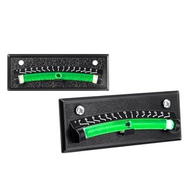 RV Bubble Level, Stick-on Leveling Tool with Graduated Scale, High Visibility for Camper, Trailer, Caravan, Motorhome, Easy Install, Black (2PCS)