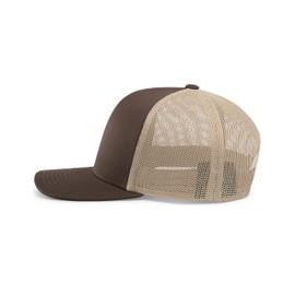 Pacific Headwear Snapback Trucker: Stylish Unisex Cap for All-Day Comfort, Brown/Khaki/Brown OS