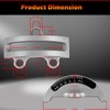 14" Bandsaw Trunnions with Degree Scale for Most 14-Inch Wood