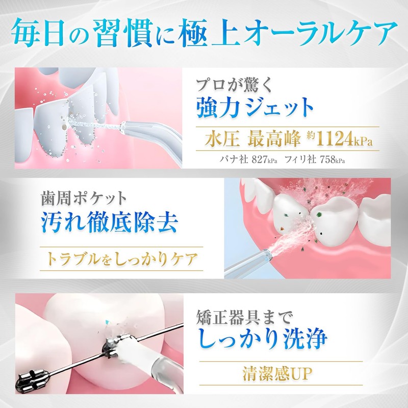 (Supervised by 3 Dental Professionals) Oral Lavatory Washer, Jet Washer,