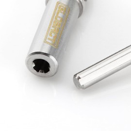 GLOBACT for TRX4M Drive Shaft Stainless Steel 1/18 RC Crawler Upgrades Accessories (Silver 2Pcs)