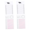 Minkissy 4pcs Portable Acrylic Eyelash Board Lash Extension Pallet Professional