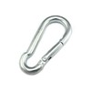 2 Karabiner 11 x 120 mm Fire Brigade Snap Hook