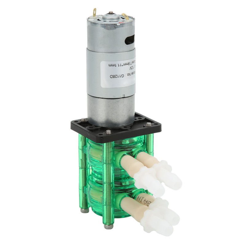 Dual Head High Flow Corrosion Resistant Peristaltic Pump Liquid Dosing