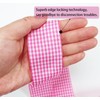 PQZKLDP Pink 1 1/2 inch Plaid Ribbon Roll 1.5inch 20