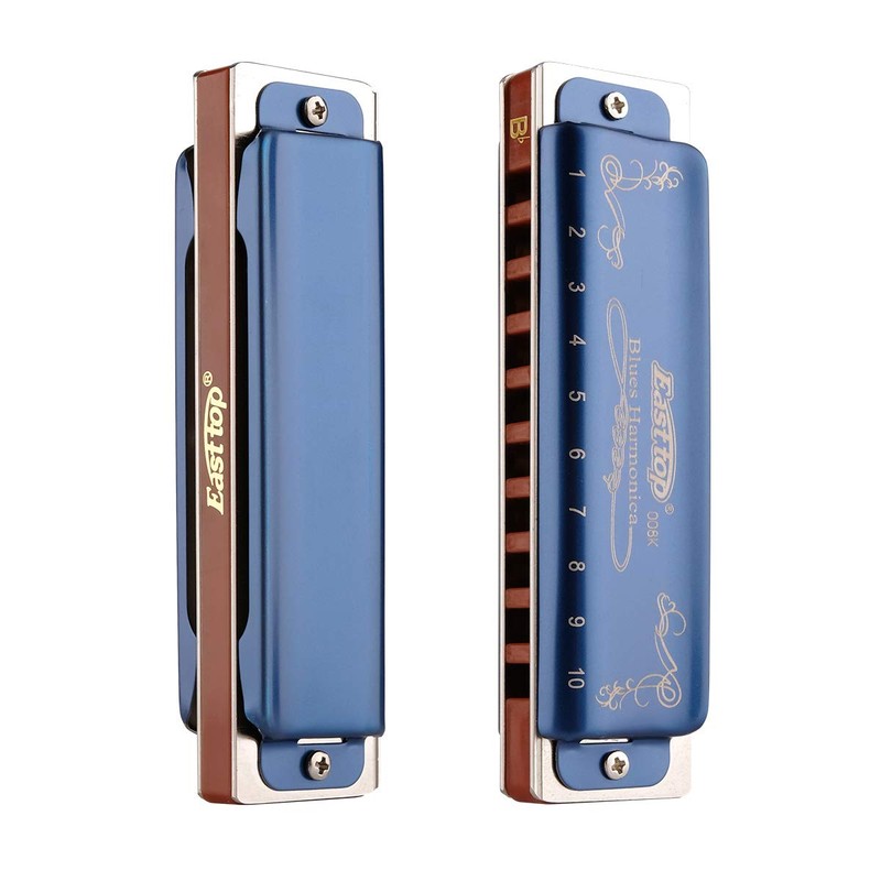 Professional Harmonica Blues Key of Bb 10 Hole 20 Tone