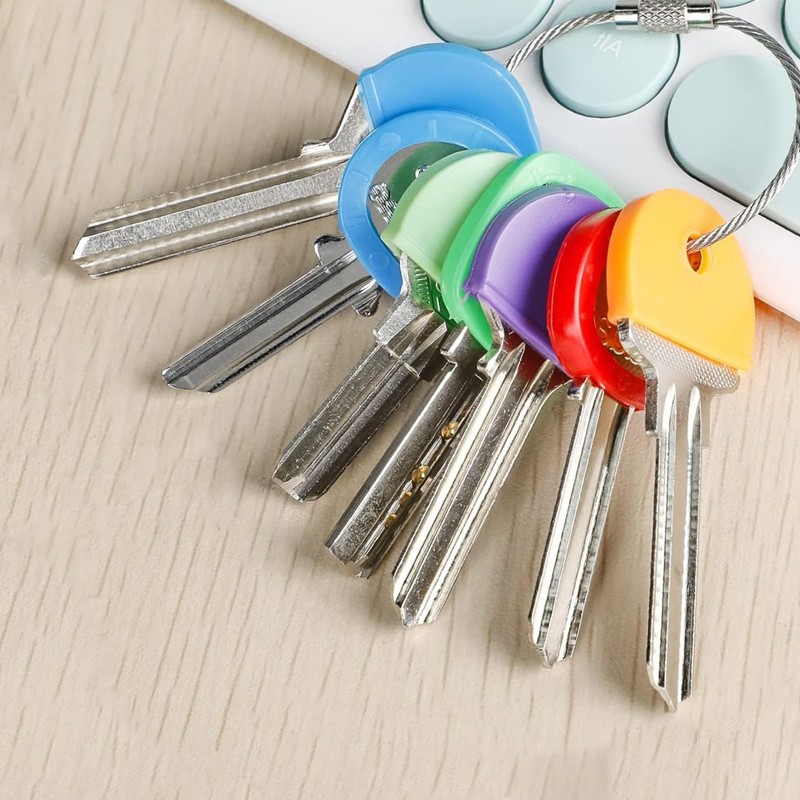 LINTRA Key Caps, Pack of 64 Key Markers, Rubber Key