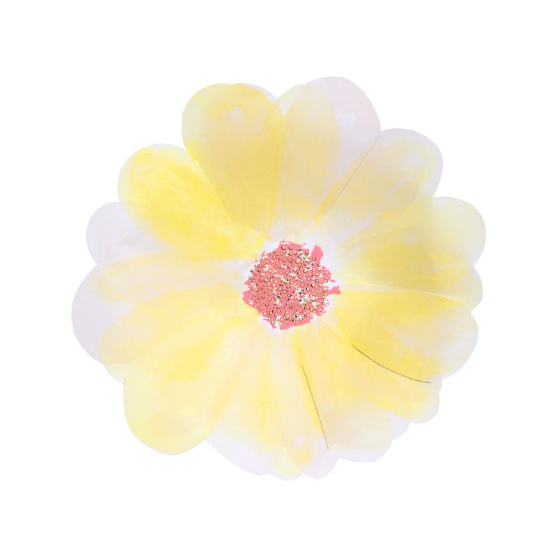 Meri Meri Flower Garden Floral Paper Plates (Pack of 8)