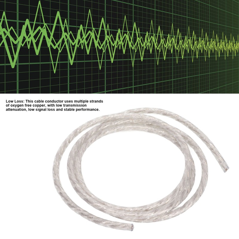Speaker Signal Cable OFC Silver Plated High Fidelity Low Loss