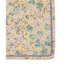 Lope Picnic Passage Flower Print Scarf with Ring, Yellow (81),