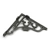 Pair of Shelf Brackets GWR Cast Antique Iron 150mm x