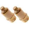 Vixen Air 1/2" NPT Dump/Slowdown/Silencer Flow Control Valve For Suspension