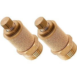 Vixen Air 1/2" NPT Dump/Slowdown/Silencer Flow Control Valve For Suspension - Bundle of two fittings VXA4012-2