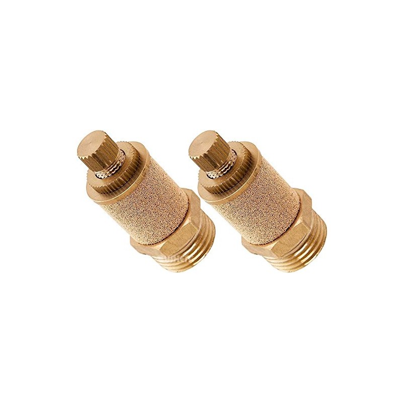 Vixen Air 1/2" NPT Dump/Slowdown/Silencer Flow Control Valve For Suspension