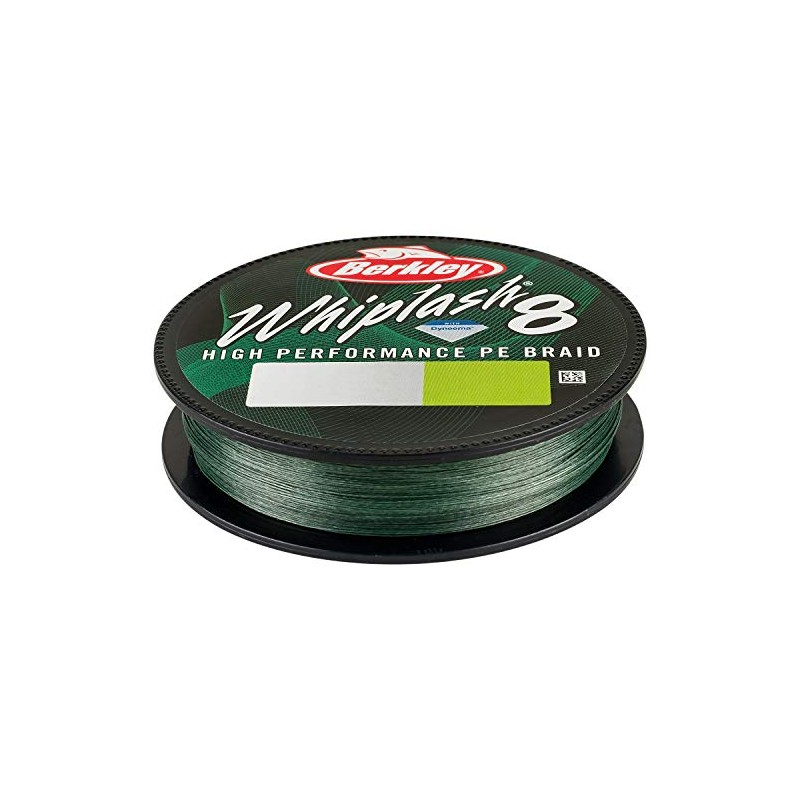 Berkley Whiplash 8 Braid-0.16mm, Green, 300 m