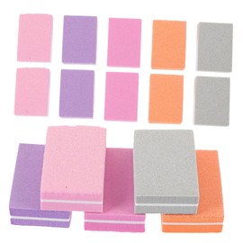 Mikinona 100pcs Manicure Block Nail Files Sponge Nail Buffing Block Dual-sided Sanding Grinding Files for
