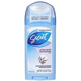 Secret Invisible Antiperspirant & Deodorant, Clean Lavender 2.6 oz (Pack of 20)