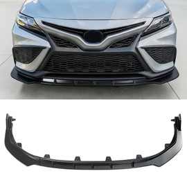 Matte Black Front Bumper Lip Splitter for 2021-2024 Toyota Camry SE/XSE/TRD