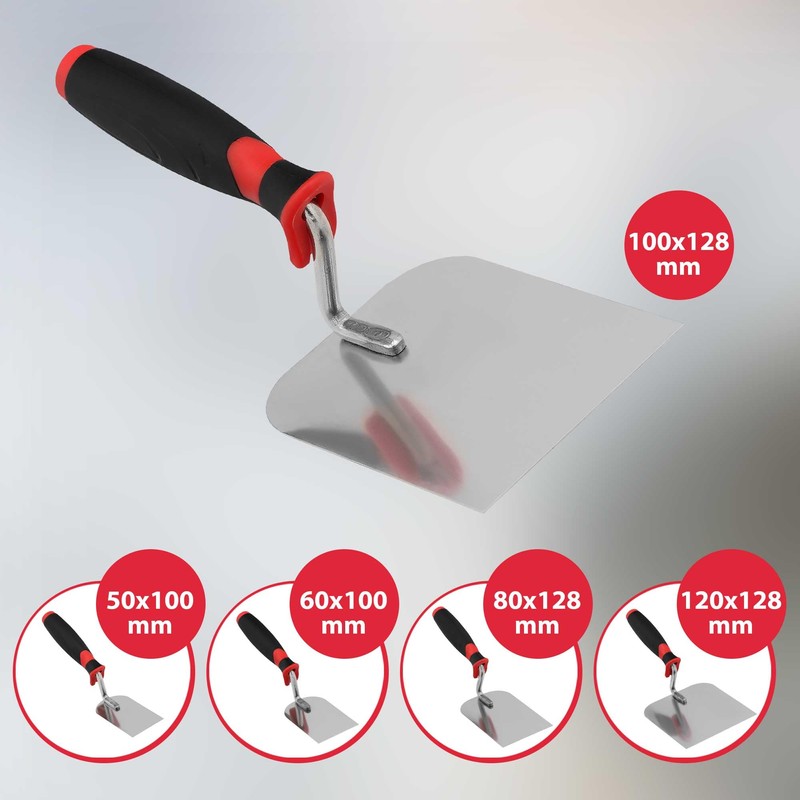 KOTARBAU® Stainless Steel Masonry Trowel 100 x 128 mm Plastering