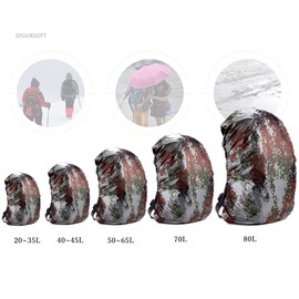 SINAIRSOFT Backpack Rain Cover 40L-45L waterproof sunscreen Digital camo