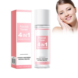 4-in-1-Toner 120ml, Soothing Toner, Extract Gesichtstoner, Toning Resurfacing Solution, Tonic, das die Ausstrahlung, den Glanz und die Feuchtigkeit der Haut verbessert, tonen (10)