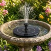 Solar Fountain Pump for Bird Baths – 1W to 3.5W