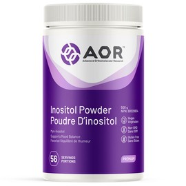 AOR Inositol Powder (Myo-Inositol) Supports Mood Balance, 500g, Unflavoured