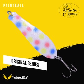 Doctor Spoons Orginal Fishing Lures Series - Made in USA - Saltwater & Freshwater - Eagle Claw Hook - Walleye, Bass, Northern, Pike, Salmon, Trout, Striper & More - Casting, Jigging, Trolling 3 Pack