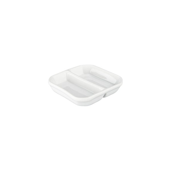 BIA Cordon Bleu Asian 2-Ounce Divided Sauce Dish, Set of