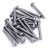 Merriway BH06907 (20 Pcs) Slotted Pan Head Machine Screws with