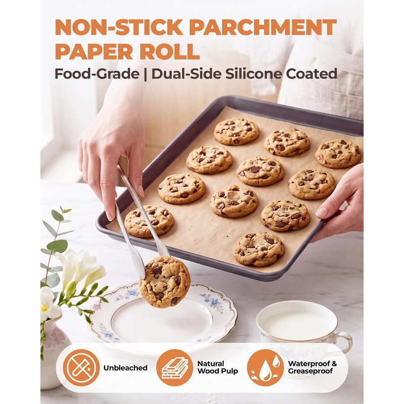 Unbleached Parchment Paper Roll, 13 in x 135 ft, 150