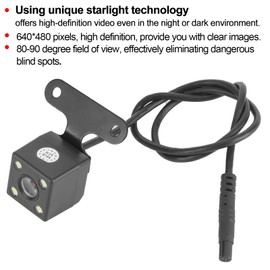 Zerodis. Car Backup Camera, Car Rear Camera, Rear View Camera, 5 Pin Rear Camera, Fisheye Lens, Night Visible, Waterproof, Easy Installation, Supports PAL/NTSC TV System
