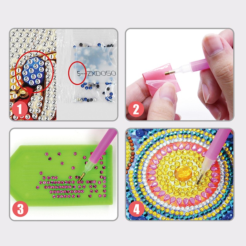 DIY Diamond Painting 7 Colors Night Light LED Diamond Painting