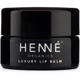 Henné Organics Luxury Lip Balm - USDA Certified Organic All Natural Unscented Mild - Ideal For Sensitive Lips 0.35 ounces TUB