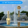 YRMST 590041 Swimming Pool Spa Brass Deck Jet Nozzle Replacement