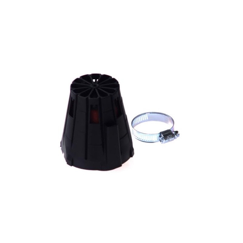 Air Filter Boxed 28 mm Straight Black