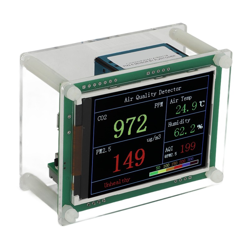 Air Quality Monitor Home Carbon Dioxide Detector High Accuracy Sensor