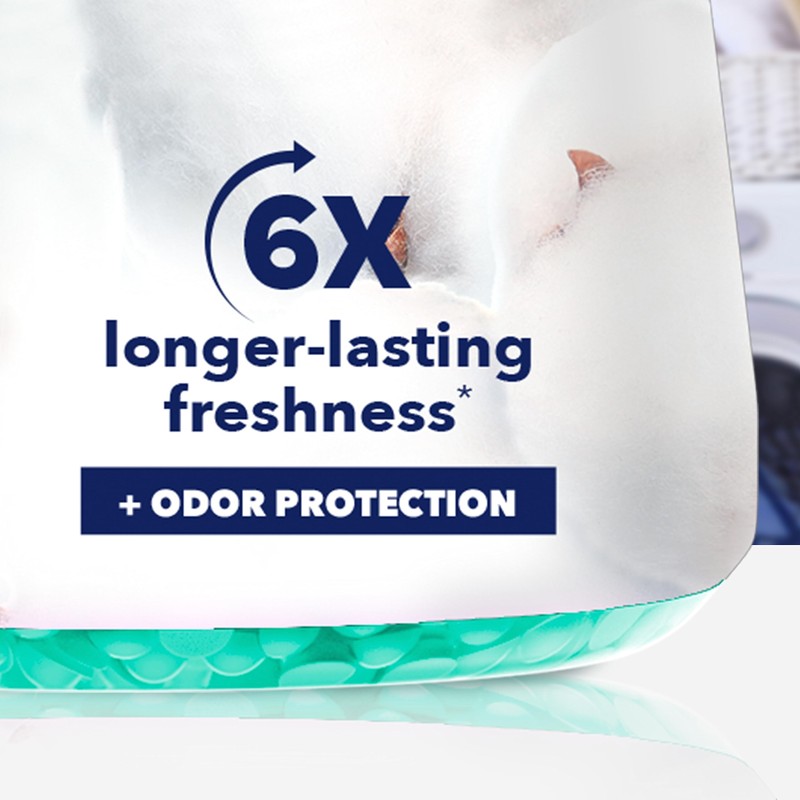 Downy Cool Cotton In-Wash Laundry Scent Booster Beads, 18.2 oz,