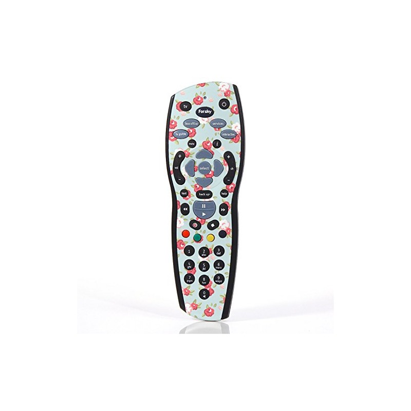 Shabby Chic with Roses Remote Sticker Skin