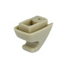 X AUTOHAUX Beige Car Plastic Sun Visor Hook Clip Bracket