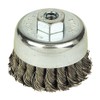 E-Value 80mm Stainless Steel Rigid Arm Cup Brush for Disc
