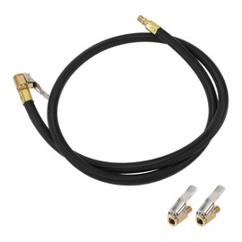 TUCKBOLD Car Tire Inflator Extension Tube 0.305"x32TPI Durable Air Pump Extension Hose Adapter Tire Valve Black 1 Set 39.37" 12.6mm OD UndeFL-Atable