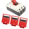 3Pcs/Set Large Clamp On Circuit Breaker Lockout Device Temperature Resistance