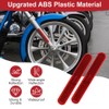 AYBUY Reflectors Motorcycle E4 Rear Red, 2 Pieces 139 x
