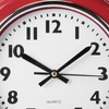 KIMISS Kitchen Wall Clock with Timer Red Kitchen Wall Clock